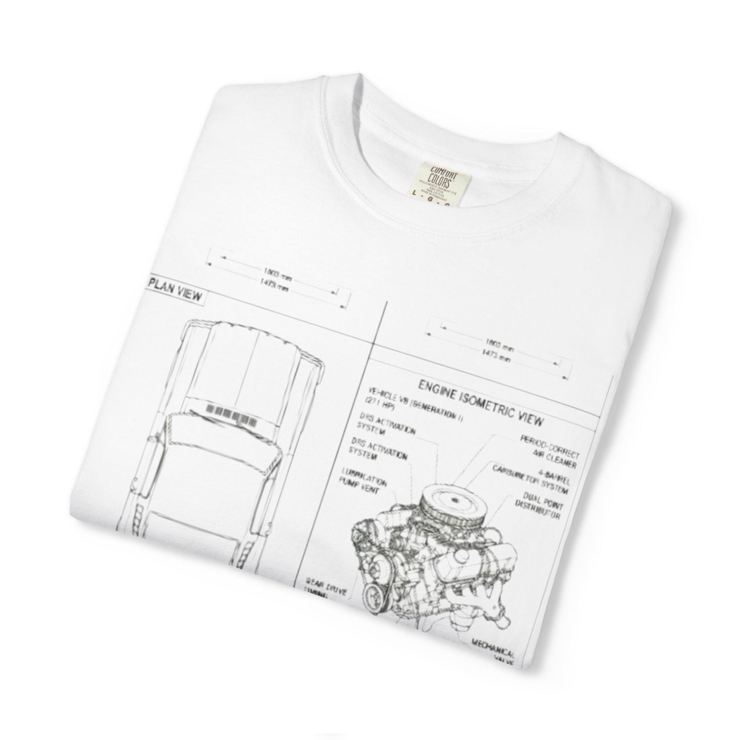 Precision Blueprint Sports Coupe Tee
