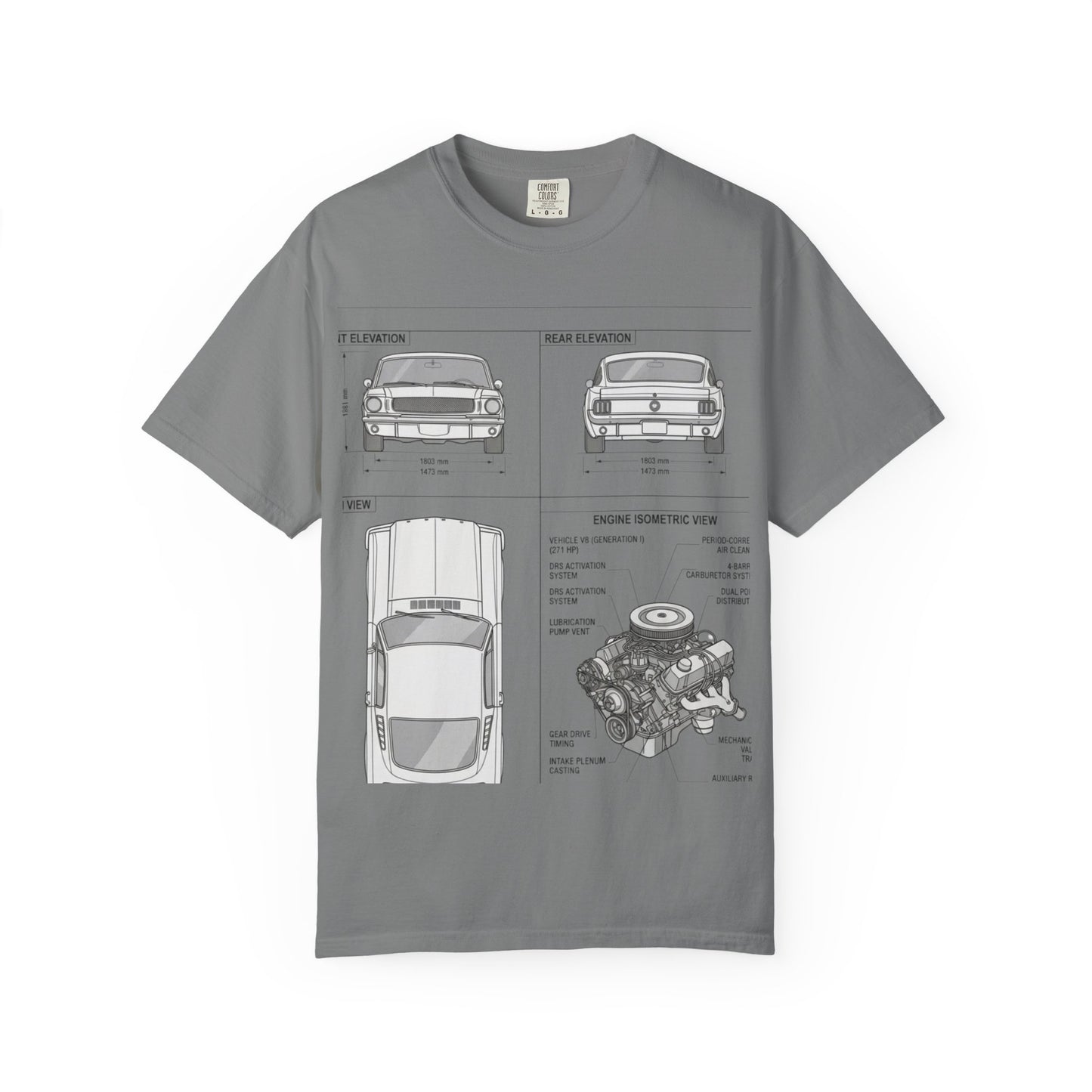 Precision Blueprint Sports Coupe Tee